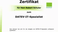 DATEV und Daten Zertifikat Vorschau